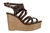 The Fable Collective Glazed Multi Strap Wedge