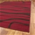 Modern Sand Dune Design Red Brown Charcoal 280x190cm