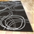 Modern Swirls Rug Black 280x190cm