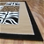 Modern Zebra Print Black and Off White Rug 330X240cm