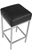 2x PU Leather Bar Stools Kitchen Chairs Black