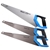 3 x BERENT Hand Saws with Soft Grip Handles, Comprising; 1 x 450mm & 2 x 55