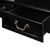 Artiss 4 Drawer Dressing Table with Mirror - Black