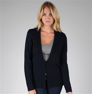 Marco Polo Cable Neck Cardi