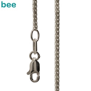 Bee Silver Snake Chain Bracelet