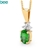 Bee Emerald and Diamond Pendant