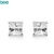 Bee Zirconia Solitaire Earrings "White Gold"