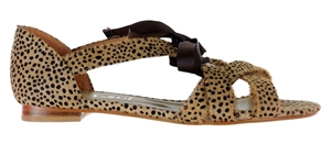 Nat-Sui Biscotti Leopard Flat Sandals
