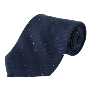 Seth Man Navy with White Dots Tie