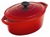 Chassuer Cast Iron Oval French Oven 27cm/3.6 Litre Inferno Red