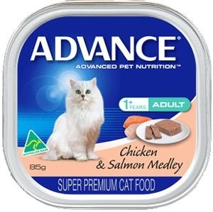Advance Cat Chicken & Salmon Medley 85g 
