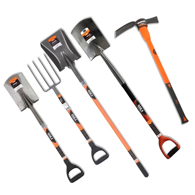 5 X Assorted Oska Professional Garden Tools Comprising Long Handle Shovels Auction Grays Australia - Professional Garden Tools