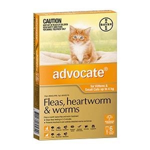 ADVOCATE for Small Cats 0-4kg 6's