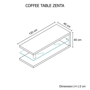 Zenta MDF Coffee Table