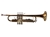 Woodstock Trumpet Key Bb Gold-Lacquered with Case