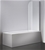 180° Pivot 6mm Glass Over Bath Shower Screen Door Panel By Della Francesca