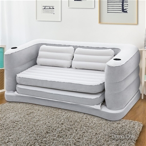 Bestway 2 in 1 Inflatable Sofa Bed - Gre