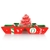 Stoneage Candy Christmas 3 Divided Platter