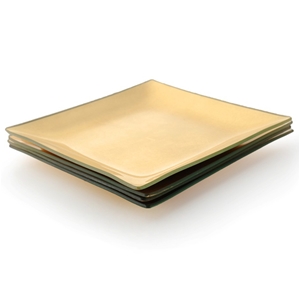 Stoneage Gold Shimmer Square Plate Coupe