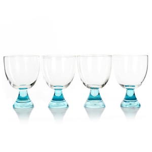 Stoneage Palace Blue Footed Tumblers x 4