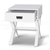 Artiss Timber Bedside Table - White