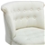 Artiss Linen Fabric Occasional Accent Chair - White
