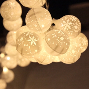 Christmas LED Snowflake String Lights