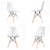 Replica Eames DSW Dining Chair - Crystal Clear X2