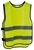 Safety Vest 100%Polyester Neon Yellow W/2 Reflective Tapes Xlg-Xxlg