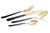 Milano Decor Set of 16pcs Stainless Steel Cutlery -Black and Gold