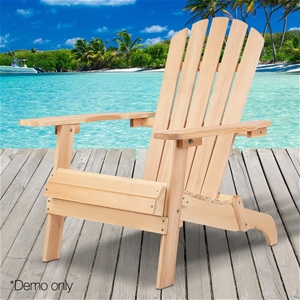Gardeon Outdoor Wooden Lounge Chair - Na