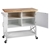 Hampton Kitchen Island Solid wood Counter Top - White