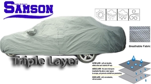 Samson Heavy Duty Car Cover - Grey - Siz