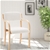 Artiss Set of 2 Fabric Dining Chair - White
