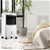 Devanti Portable Air Cooler and Humidifier Conditioner - Black & White