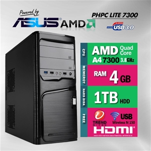 PHPC Lite A4-7300 4GB RAM 1TB HDD with F