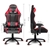PU Leather & Mesh Reclining Office Desk Gaming Chair - Red