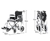Orthonica Transport Wheelchair with Handle Brakes - Entourage