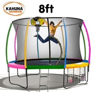 Kahuna Trampoline 8 ft with Basketball s