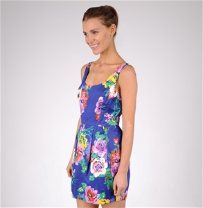 Kachel Bold and Beautiful Print Dress