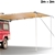 Wallaroo 2m x 3m Car Side Awning Roof Top Tent - Sand