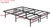 Queen Folding Metal Bed Frame Storage Platform Mattress Base