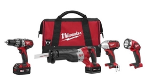 Milwaukee 2696-24 M18 4-Tool Combo Kit (