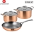 Lassani Tri-ply Copper 5pcs Cookware Frypan 28cm