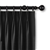 Art Queen 2 Pencil Pleat 300x230cm Blockout Curtains - Black