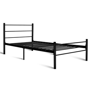 Artiss Metal Single Bed Frame - Black