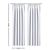 Art Queen 2 Pencil Pleat 240x230cm Blockout Curtains - White