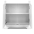 Artiss Display Cabinet Shelf - White