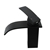 Square Waterfall Black Basin Mixer Tap Faucet Watermark and WELS Approved