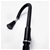 Black Pull Out Kitchen Mixer Tap Faucet Shower Spray Head Watermark WELS